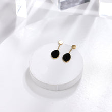 画像をギャラリービューアに読み込む, ESS691 STAINLESS STEEL EARRING WITH EPOXY AAB CO..