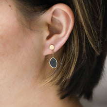 画像をギャラリービューアに読み込む, ESS691 STAINLESS STEEL EARRING WITH EPOXY AAB CO..