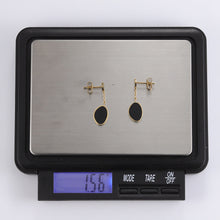 画像をギャラリービューアに読み込む, ESS691 STAINLESS STEEL EARRING WITH EPOXY AAB CO..