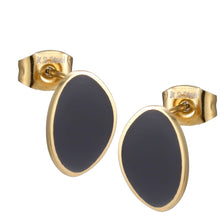 画像をギャラリービューアに読み込む, ESS692 STAINLESS STEEL EARRING WITH EPOXY AAB CO..