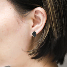 画像をギャラリービューアに読み込む, ESS692 STAINLESS STEEL EARRING WITH EPOXY AAB CO..