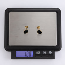 画像をギャラリービューアに読み込む, ESS692 STAINLESS STEEL EARRING WITH EPOXY AAB CO..