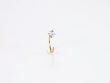 画像をギャラリービューアに読み込む, ESS701 STAINLESS STEEL EARRING WITH CZ AAB CO..