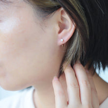 画像をギャラリービューアに読み込む, ESS702 STAINLESS STEEL EARRING WITH PLASTIC PEARL AAB CO..