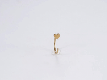 画像をギャラリービューアに読み込む, ESS704 STAINLESS STEEL EARRING WITH HEART SHAPE AAB CO..