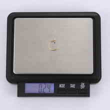 画像をギャラリービューアに読み込む, ESS705 STAINLESS STEEL EARRING WITH STAR SHAPE AAB CO..