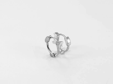 画像をギャラリービューアに読み込む, ESS708 STAINLESS STEEL Huggies with CZ AAB CO..