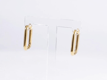 画像をギャラリービューアに読み込む, ESS729 STAINLESS STEEL RECTANGLE SHAPE EARRING AAB CO..
