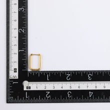 画像をギャラリービューアに読み込む, ESS729 STAINLESS STEEL RECTANGLE SHAPE EARRING AAB CO..