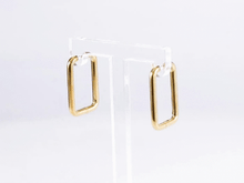 画像をギャラリービューアに読み込む, ESS729 STAINLESS STEEL RECTANGLE SHAPE EARRING AAB CO..
