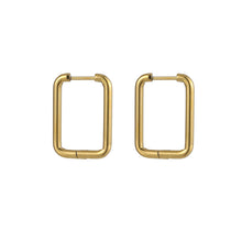 画像をギャラリービューアに読み込む, ESS729 STAINLESS STEEL RECTANGLE SHAPE EARRING AAB CO..