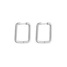 画像をギャラリービューアに読み込む, ESS729 STAINLESS STEEL RECTANGLE SHAPE EARRING AAB CO..
