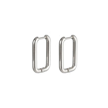 画像をギャラリービューアに読み込む, ESS729 STAINLESS STEEL RECTANGLE SHAPE EARRING AAB CO..