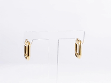 画像をギャラリービューアに読み込む, ESS730 STAINLESS STEEL SQUARE SHAPE EARRING AAB CO..