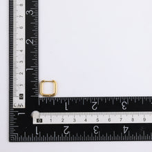 画像をギャラリービューアに読み込む, ESS730 STAINLESS STEEL SQUARE SHAPE EARRING AAB CO..