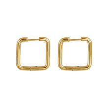 画像をギャラリービューアに読み込む, ESS730 STAINLESS STEEL SQUARE SHAPE EARRING AAB CO..
