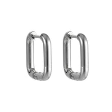 画像をギャラリービューアに読み込む, ESS730 STAINLESS STEEL SQUARE SHAPE EARRING AAB CO..