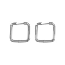画像をギャラリービューアに読み込む, ESS730 STAINLESS STEEL SQUARE SHAPE EARRING AAB CO..