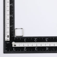 画像をギャラリービューアに読み込む, ESS730 STAINLESS STEEL SQUARE SHAPE EARRING AAB CO..