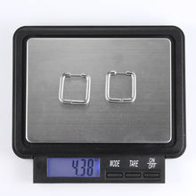 画像をギャラリービューアに読み込む, ESS730 STAINLESS STEEL SQUARE SHAPE EARRING AAB CO..