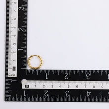 画像をギャラリービューアに読み込む, ESS731 STAINLESS STEEL HEXAGON SHAPE EARRING AAB CO..