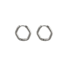 画像をギャラリービューアに読み込む, ESS731 STAINLESS STEEL HEXAGON SHAPE EARRING AAB CO..