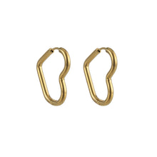 画像をギャラリービューアに読み込む, ESS732 STAINLESS STEEL HEART SHAPE EARRING AAB CO..