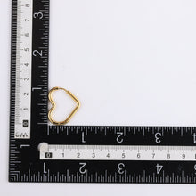 画像をギャラリービューアに読み込む, ESS732 STAINLESS STEEL HEART SHAPE EARRING AAB CO..