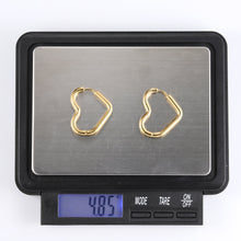 画像をギャラリービューアに読み込む, ESS732 STAINLESS STEEL HEART SHAPE EARRING AAB CO..