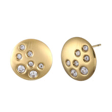 画像をギャラリービューアに読み込む, ESS756 STAINLESS STEEL EARRING WITH CZ AAB CO..