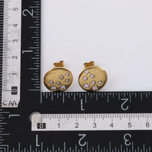 画像をギャラリービューアに読み込む, ESS756 STAINLESS STEEL EARRING WITH CZ AAB CO..