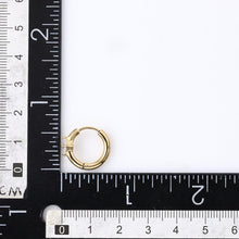 画像をギャラリービューアに読み込む, stainless steel earring, CZ earring, Hoop earring, lady earring