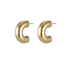 画像をギャラリービューアに読み込む, ESS779 Stainless Steel Hollow Earring AAB CO..