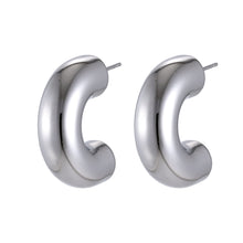 画像をギャラリービューアに読み込む, ESS779 Stainless Steel Hollow Earring AAB CO..