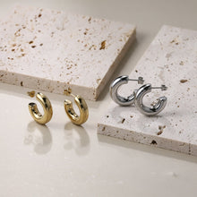 画像をギャラリービューアに読み込む, ESS780 Stainless Steel Hollow Earring AAB CO..