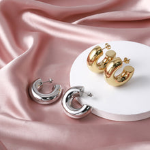 画像をギャラリービューアに読み込む, ESS780 Stainless Steel Hollow Earring AAB CO..