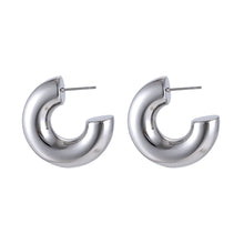 画像をギャラリービューアに読み込む, ESS780 Stainless Steel Hollow Earring AAB CO..