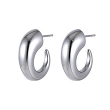 画像をギャラリービューアに読み込む, ESS782 Stainless Steel Hollow Earring AAB CO..