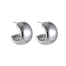 画像をギャラリービューアに読み込む, ESS784 Stainless Steel Hollow Earring AAB CO..