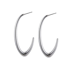 画像をギャラリービューアに読み込む, ESS789 Stainless Steel Hollow Earring AAB CO..