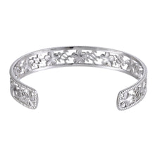 画像をギャラリービューアに読み込む, プルメリア&ホヌ透かしバングル 【GBSG224】