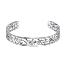 画像をギャラリービューアに読み込む, プルメリア&ホヌ透かしバングル 【GBSG224】