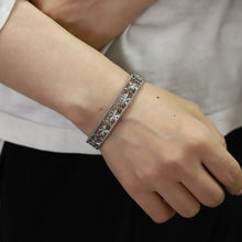 画像をギャラリービューアに読み込む, プルメリア&ホヌ透かしバングル 【GBSG224】