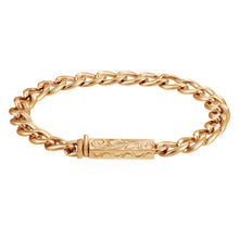 画像をギャラリービューアに読み込む, スクロールフラットリンクチェーンブレスレット大【GBSS234】