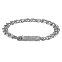 画像をギャラリービューアに読み込む, スクロールフラットリンクチェーンブレスレット大【GBSS234】