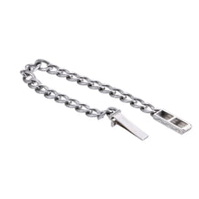 画像をギャラリービューアに読み込む, スクロールフラットリンクチェーンブレスレット大【GBSS234】