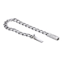 画像をギャラリービューアに読み込む, スクロールフラットリンクチェーンブレスレット大【GBSS234】
