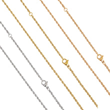画像をギャラリービューアに読み込む, 細めロープチェーン 【GNSSC119】