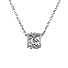 画像をギャラリービューアに読み込む, プルメリア&ホヌ透かしペンダント 【GPSS1593】