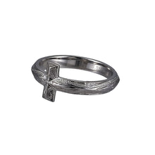 画像をギャラリービューアに読み込む, セール☆スクロールクロスリング 【GRSS817】《刻印可能》